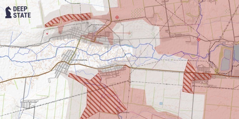 Оккупанты продвигаются и "поглощают" Андреевку – в ​DeepState показали цели будущих штурмов