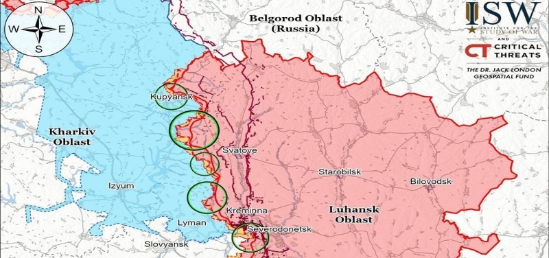 Российские захватчики продвинулись в Харьковской области на Боровском направлении – ISW